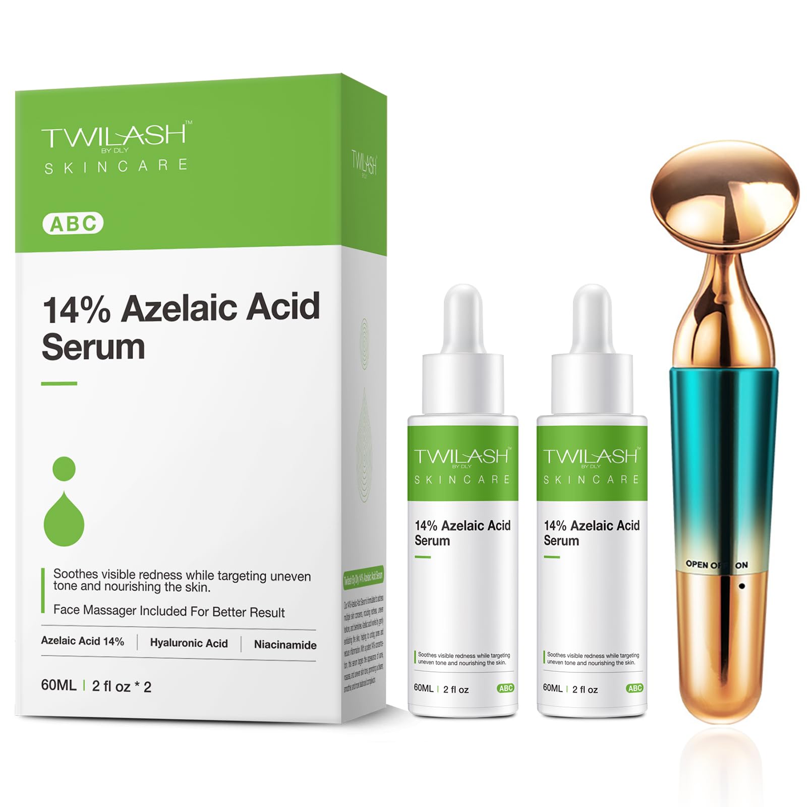 Amazon.com: Twilash by DLY 14% Azelaic Acid Serum 120ml for